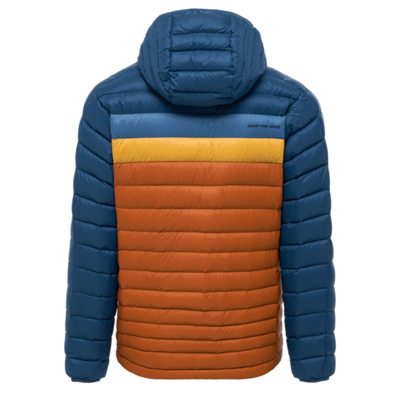 Cotopaxi Mens Fuego Down Hooded Jacket Indigo/Mezcal-6